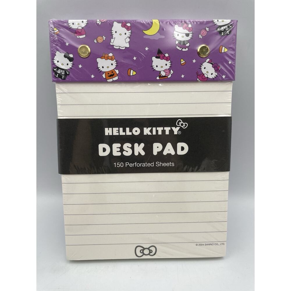 Hello Kitty Sanrio 2024 Halloween Notebook/Desk Pad/To Do List Perforated Pages